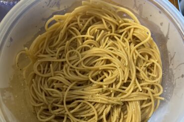 Simple pasta with butter sauce. Definitely not the best looking but tasted better than it looked…I’m working on it 😭.