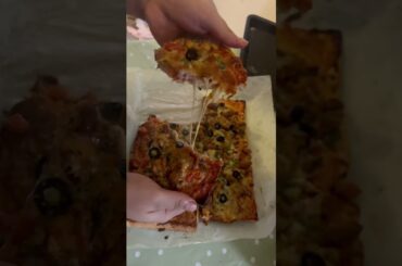 Easy pizza at home #shorts #youtube see full recipe