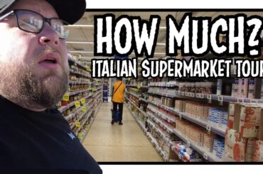 Grocery Shopping in Rome Italy! FULL Supermarket Tour in Rome