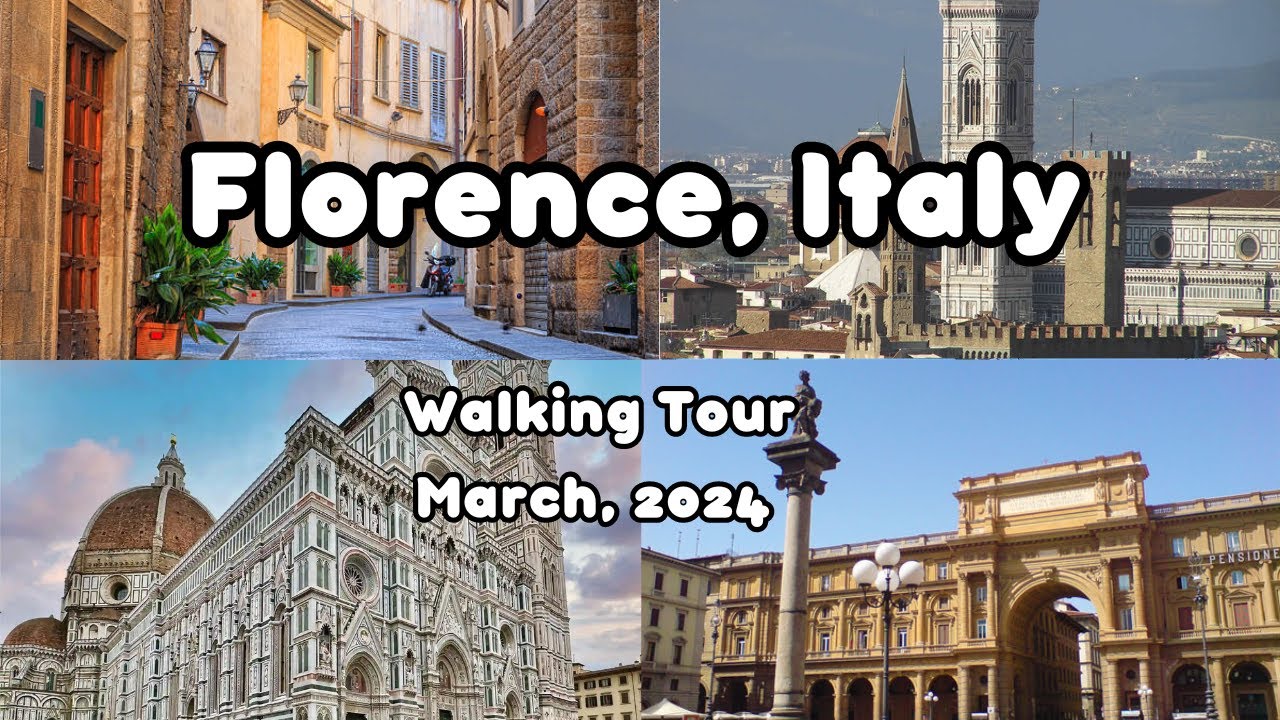 Florence, Italy Walking Tour – The Cathedral of Santa Maria, Giotto’s Bell Tower, San Lorenzo Market Florence, Italy Walking Tour - The Cathedral of Santa Maria, Giotto's Bell Tower, San Lorenzo Market