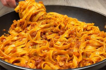 Better than Bolognese! No meat! Delicious ancient Italian pasta recipe.