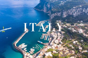 ~ITALY 4K~FLYING OVER ITALY ~Scenic Relaxation Film with Peaceful Music~4K Video~
