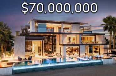 Touring a $70,000,000 Dubai Billionaire Mansion With an UNDERWATER GARAGE!
