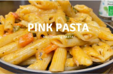 Pink Sauce Pasta // Red & White Pasta // Pink pasta // Italian recipe