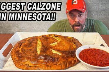 Rosallini’s 96oz Italian Calzone Challenge Is the Biggest in Minnesota!!