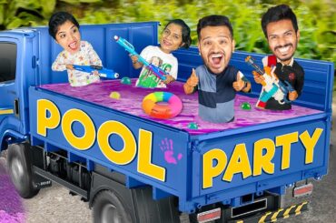 We Threw A Holi Party In A *MOVING TRUCK*!!!
