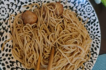 spaghetti and meatballs