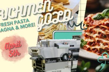 ONLINE CLASS (April 5, 2024) PASTA, LASAGNA and more Italian recipes with RICHMEN GOLD (4:00 PM JP)