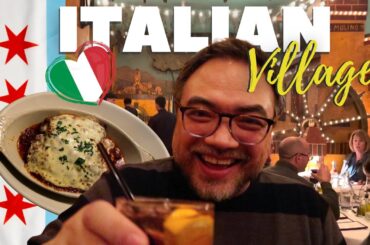 Eating at the OLDEST Italian Restaurant in Chicago - Italian Village