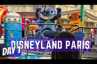 Disneyland Paris Vlog Day 1| Parades and Character Dining
