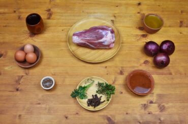 Ancient Roman Pork Shank with Conditum