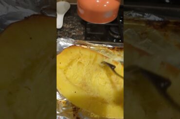 #shorts Quick #spaghetti squash easy meal