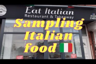 I SAMPLE THE FOOD AT EAT ITALIAN RESTAURANT.