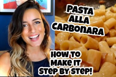 How to make Pasta alla Carbonara | Easy pasta recipes