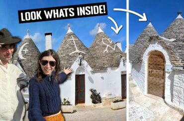 What's Inside These Beautiful TINY Italian Homes? | VAN LIFE Italy -  Alberobello