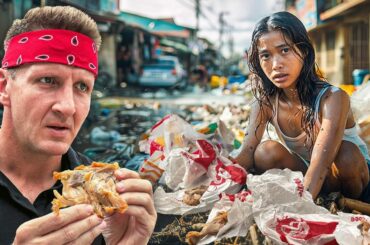 The Philippines Heartbreaking Street Food!! Garbage Can Chicken / Pag Pag!!