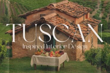Simple Tuscan Farmhouse Inspired Interior Design