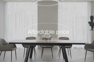 VIENNA: Italian Porcelain Ceramic - Extendable Dining Table