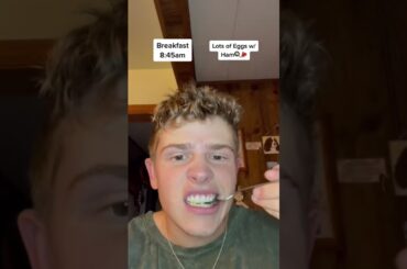 Eating only what my dad makes me for the whole day! #shorts #dad #cooking