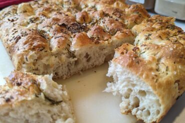 Cross section of my Focaccia