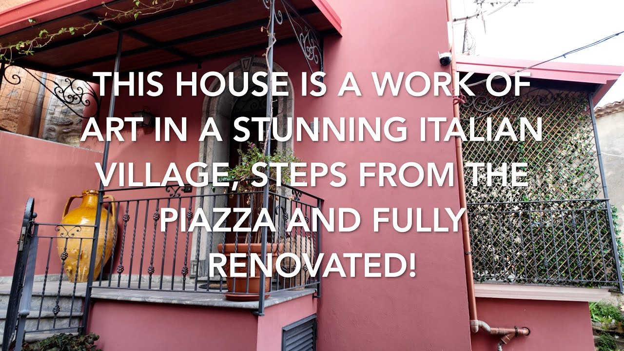 This House is a Work Of Art in a Stunning Italian Village! Fully Renovated, Steps From the Piazza! This House is a Work Of Art in a Stunning Italian Village! Fully Renovated, Steps From the Piazza!