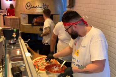 Amazing pizza in Rome - one of the oldest pizzeria in Italy - Wood Fired Pizza - Rome Italy Nov 2024