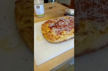 Homemade Deep Dish Pepperoni Pizza #PMGK #Pizza #shorts