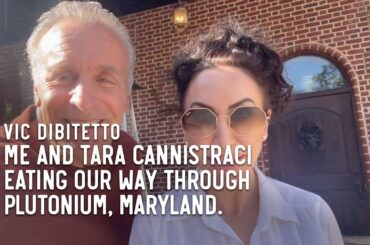 Me and Tara Cannistraci eating our way through Plutonium, Maryland.