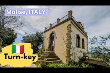 UNIQUE Home for Sale in Italy with Terrace, Views and Amazing Architectural Features Close to Sea