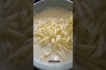 White Sauce Pasta Recipe #shorts #youtubeshorts #ytshorts #pasta #trending #viral #shortvideo#reels