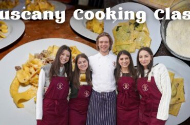 The most EPIC cooking class in a STUNNING villa in Tuscany, Italy!