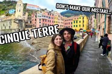 CINQUE TERRE In One Day - NOT What We Were Expecting! | VAN LIFE ITALY