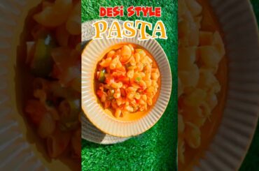 Desi Style Pasta recipe l Macaroni Pasta l INDIAN Style  Masala Pasta recipe l#shorts #trending