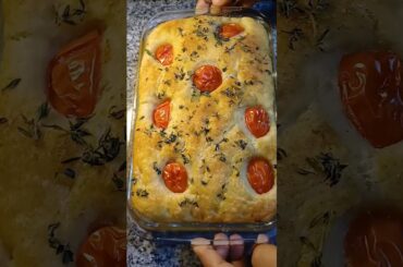 Soft Focaccia Bread #shorts #bread