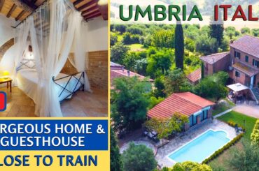 UMBRIAN Dream HOME for Sale in Italy | Italian Home with GUEST HOUSE