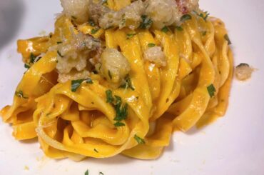 Lobster rosé chitarra pasta