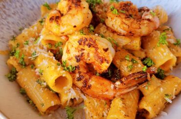 Rigatoni with Shrimp