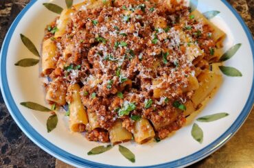 I am addicted to bolognese.