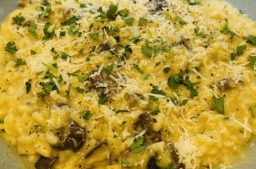 Mushroom risotto