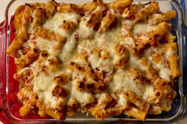 baked ziti with homemade sauce