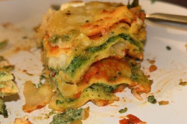 Homemade lasagne, I made everything from scratch including the pasta plates,