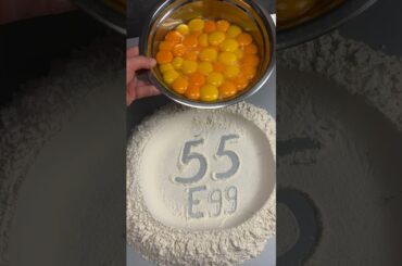 Making pasta 55 eggs