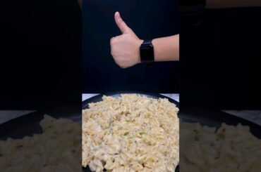WHITE SAUCE PASTA #cooking #cute #viral #youtubeshorts #recipe #baby #trending #food #kl #minecraft