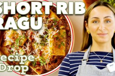 Oven-Braised Red Wine Short Rib Ragu With Rigatoni | Recipe Drop | Food52