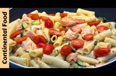 Creamy Italian Salmon Pasta One Pot Recipe By Continental Food