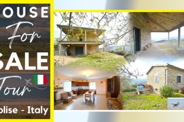 Lovely restored STONE country house with land olive trees - VERANDA and TERRACE for sale in ITALY