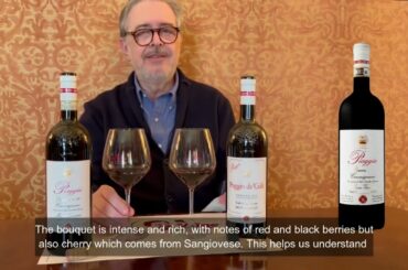 Daniele Cernilli talks about two great Tuscan red wines produced by Piaggia