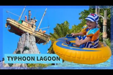 Disney's Typhoon Lagoon | A Perfect Relaxing Waterpark Day | Eating at Olive Garden | $25 Lounge Fly