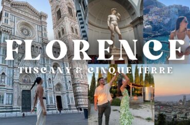travel vlog: FLORENCE, ITALY + TUSCANY & CINQUE TERRE day trips!!