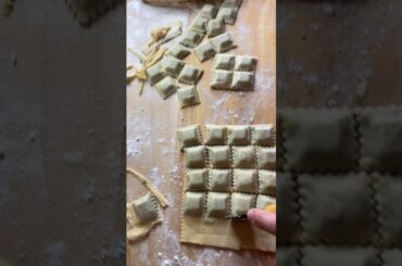 Handmade agnolotti!! #food #foodlover #shorts #pastamaking #ravioli #foodshorts